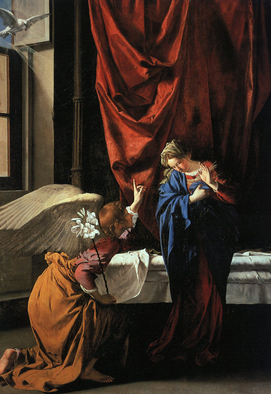 Orazio Gentileschi Annunciation   77